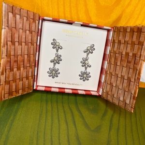 Bomb Party Market Fresh "Dripping Daisies"  Rhodium Plating